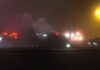 Private jet with eight aboard crashes at Maine airport