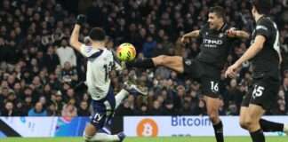 Tottenham 2-2 Manchester City: Solanke’s stunning scorpion kick completes second-half comeback