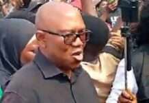 Peter Obi joins protest at N’Assembly over real-time e-transmission of results Peter Obi joins protest at N’Assembly over real-time e-transmission of results