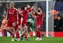 Liverpool defeat Galatasaray 4-0 to reach UCL Quarter-Finals