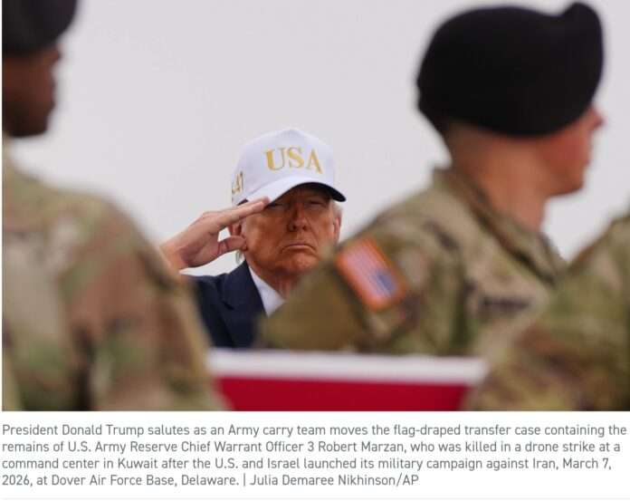 Trump says Iran at fault for strike on girls' school