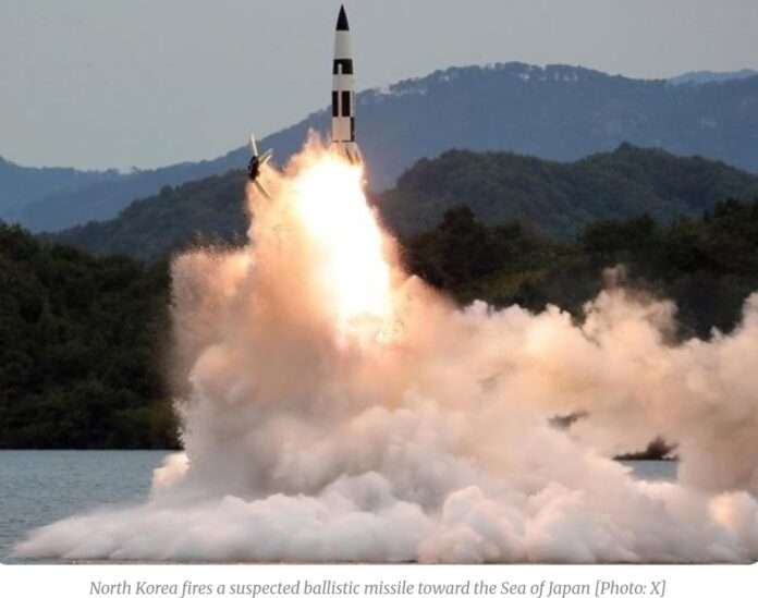 Screenshot_20260315_071214_Chrome North Korea fires suspected ballistic missile toward Sea of Japan as US–South Korea freedom shield exercises intensify