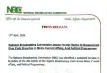 NBC warns broadcasters of crackdown as code violations rise ahead of 2027 polls