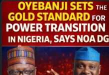 Ekiti governor, Oyebanji, sets the gold standard for power transition, says NOA DG Ekiti governor, Oyebanji, sets the gold standard for power transition, says NOA DG