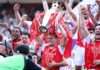 Arsenal crowned Champions as Spurs escape relegation on dramatic final day Arsenal crowned Champions as Spurs escape relegation on dramatic final day