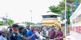 Diri backs security, unveils NSCDC projects