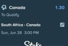 Drake wins $1m bet as Canada eliminate South Africa from World Cup