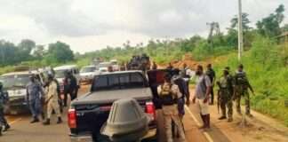 Villa under tight security amid protest