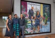 PHOTOS: Obama unveils new portrait by Nigerian-born artist Akunyili in US
