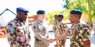 British defence dep chief arrives Maiduguri for security talks
