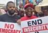 Falana, Falz lead Lagos protest over kidnapping, insecurity and hardship