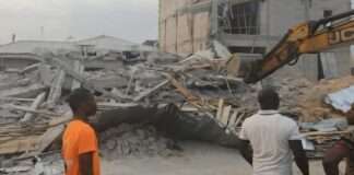 One dead, three rescued as three-storey building collapses in Port Harcourt