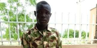 Troops arrest man in military camouflage at Maiduguri varsity