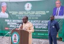 FG reaffirms commitment to security, destroys 2,819 illegal arms in Abuja