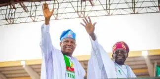 PHOTOS: INEC displays Tinubu, Shettima’s credentials ahead of 2027 polls